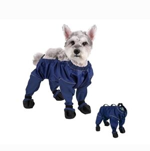 DogLemi Dog Shoes Suspenders Pants Leggings Adjustable Boots Waterproof Sz Small